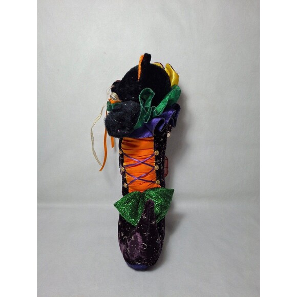 Vintage 16" Cat in Boot Indoor Halloween Plush Decor 2002 - Picture 2 of 4